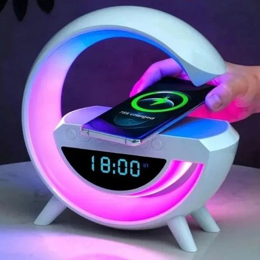 G-Shape LED Wireless Charging Speaker Lamp|SAVE -530₹
