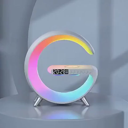G-Shape LED Wireless Charging Speaker Lamp|SAVE -530₹
