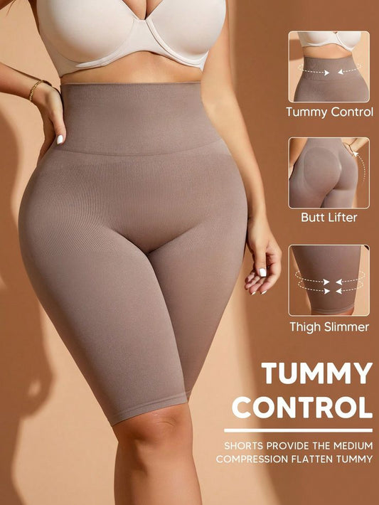 4-in-1 Shaper - Quick Slim Shape Wear Tummy, Back, Thighs, Hips - Black/Efffective Seamless Tummy Tucker(Get 2 In 1 Price)