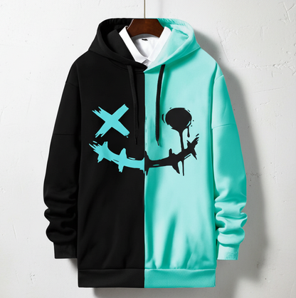 Cotton Printed Full Sleeves Mens Hoodie