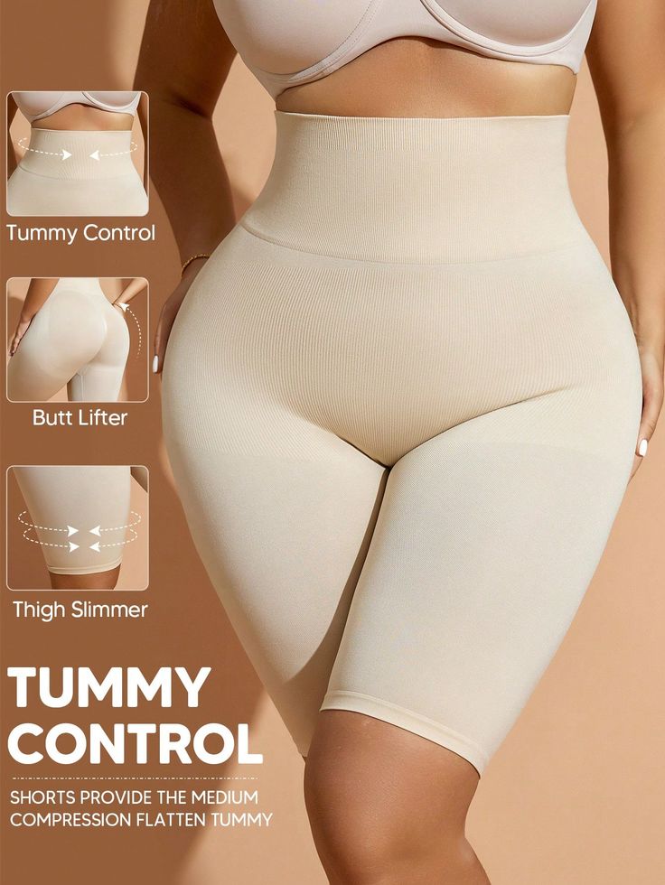 4-in-1 Shaper - Quick Slim Shape Wear Tummy, Back, Thighs, Hips - Black/Efffective Seamless Tummy Tucker(Get 2 In 1 Price)