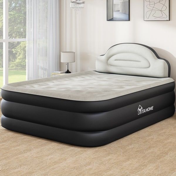 Inflatable Bed Mattress with 2 Air Pillows