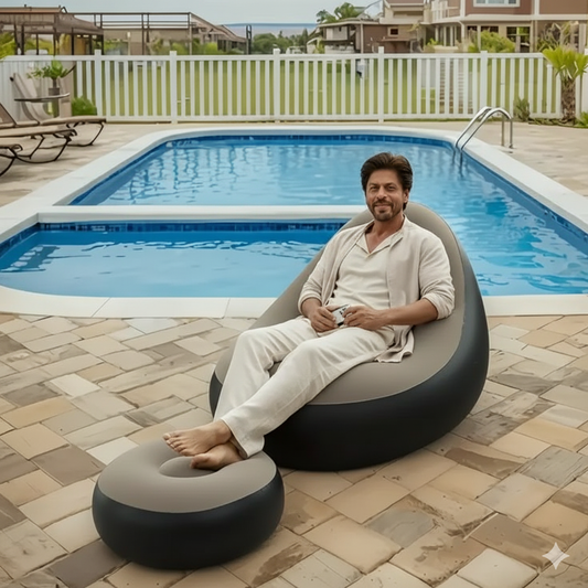2 in 1 Inflatable Sofa|"Relax anywhere, anytime-just inflate and unwind"| Save -1200₹